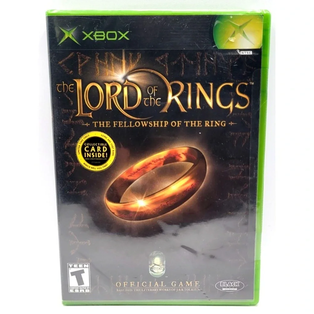 Lord of the Rings Fellowship of the Ring Microsoft Xbox FACTORY‎ SEALED NEW